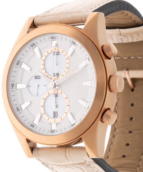 KATHARINE HAMNETT LONDON （キャサリンハムネットロンドン）の「KATHARINE HAMNETT LONDON/キャサリンハムネットロンドン Chronograph II Watch（アナログ腕時計・メンズ・ゴールド/ピンクゴールド・FREE）」の5枚目の写真