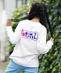 X-girl | FLOWERS LOGO L/S TEE(Tシャツ/カットソー)