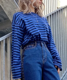 Figments | ボーダーロンT(Tシャツ/カットソー)