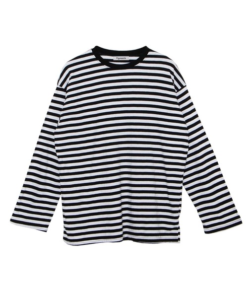 Figments(フィグメンツ)の「ボーダーロンT(Tシャツ/カットソー・レディース・ホワイト/ブルー・FREE)」の14枚目の写真