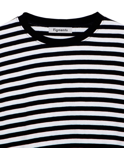 Figments(フィグメンツ)の「ボーダーロンT(Tシャツ/カットソー・レディース・ホワイト/ブルー・FREE)」の6枚目の写真