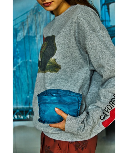 AlexanderLeeChang（アレキサンダーリーチャン）の「AlexanderLeeChang/アレキサンダーリーチャン 5050 POCKETABLE DAYPAC（バックパック/リュック・メンズ・グレー/ブルー/ネイビー・ONE SIZE）」の5枚目の写真