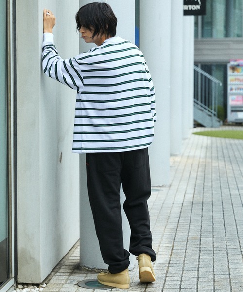 Mark Gonzales/マークゴンザレス MONO-MART別注 アーチロゴ刺繍 裏起毛