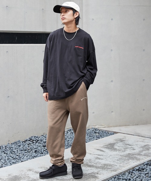 Mark Gonzales(マーク・ゴンザレス)の「Mark Gonzales/マークゴンザレス MONO-MART別注 アーチロゴ刺繍 裏起毛 バルーンスウェットパンツ(スウェットパンツ・メンズ・グリーン/杢グレー/ダークネイビー/ブルー/ブラック/ダークベージュ・M/L)」の19枚目の写真