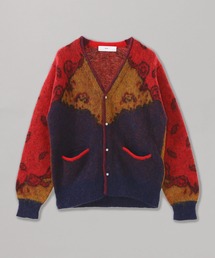TOGA PULLA Mohair Jacquard knit cardigan TP12-XO208