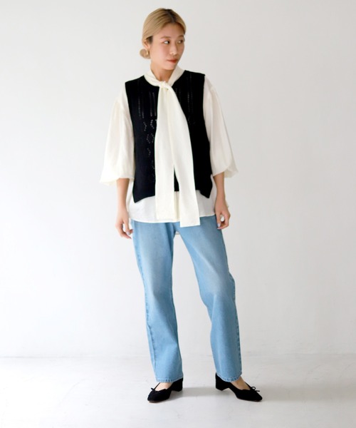 SLOBE IENA（スローブイエナ）の「《追加》SLOBE IENA スクエアバレエシューズ◆（バレエシューズ・レディース・ブラウン/ブラック・23cm/22.5cm/24cm/23.5cm/24.5cm）」の4枚目の写真