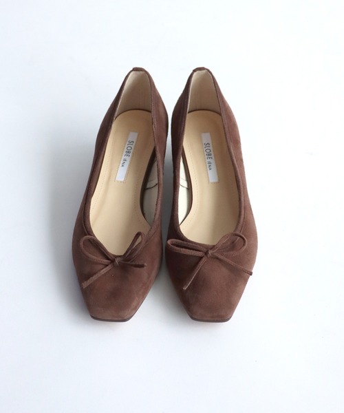 SLOBE IENA（スローブイエナ）の「《追加》SLOBE IENA スクエアバレエシューズ◆（バレエシューズ・レディース・ブラウン/ブラック・23cm/22.5cm/24cm/23.5cm/24.5cm）」の21枚目の写真