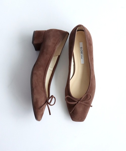 SLOBE IENA（スローブイエナ）の「《追加》SLOBE IENA スクエアバレエシューズ◆（バレエシューズ・レディース・ブラウン/ブラック・23cm/22.5cm/24cm/23.5cm/24.5cm）」の22枚目の写真
