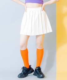 PUNYUS | エコレザープリ－ツミニスカ－ト(スカート)