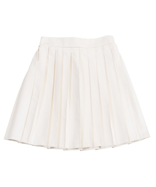 PUNYUS（プニュズ）の「合皮プリーツミニスカート（スカート・レディース・オフホワイト/ブラック/ダークオレンジ・3/1/4/2）」の16枚目の写真