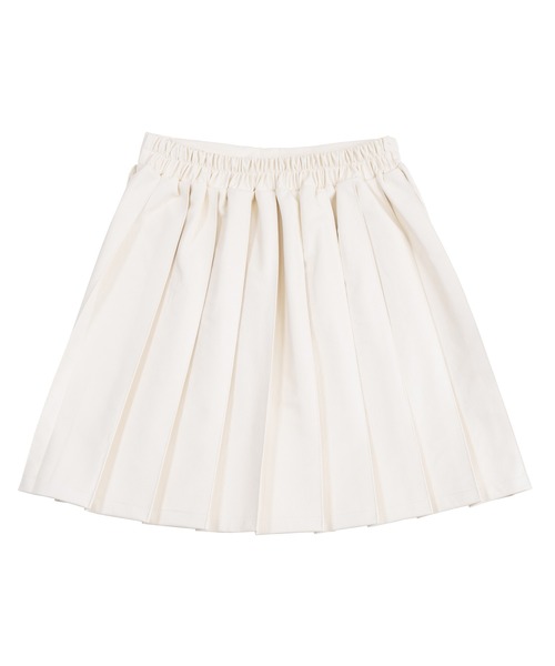 PUNYUS（プニュズ）の「合皮プリーツミニスカート（スカート・レディース・オフホワイト/ブラック/ダークオレンジ・3/1/4/2）」の18枚目の写真