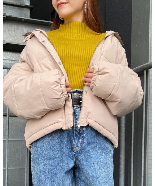 INGNI（イング）の「ボトルネック／リブニット（ニット/セーター・レディース・オフホワイト/ブラック/グレー系その他/モカ/グリーン/ブルー/マスタード/ボルドー/レッド/イエロー・M）」の8枚目の写真