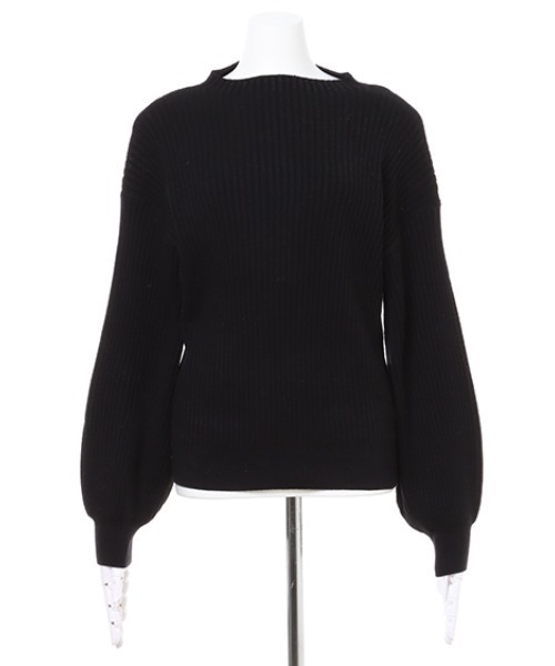 INGNI（イング）の「ボトルネック／リブニット（ニット/セーター・レディース・オフホワイト/ブラック/グレー系その他/モカ/グリーン/ブルー/マスタード/ボルドー/レッド/イエロー・M）」の21枚目の写真