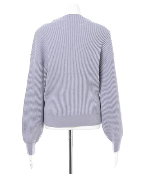 INGNI（イング）の「ボトルネック／リブニット（ニット/セーター・レディース・オフホワイト/ブラック/グレー系その他/モカ/グリーン/ブルー/マスタード/ボルドー/レッド/イエロー・M）」の18枚目の写真