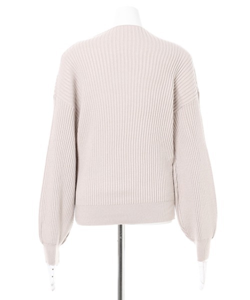 INGNI（イング）の「ボトルネック／リブニット（ニット/セーター・レディース・オフホワイト/ブラック/グレー系その他/モカ/グリーン/ブルー/マスタード/ボルドー/レッド/イエロー・M）」の16枚目の写真