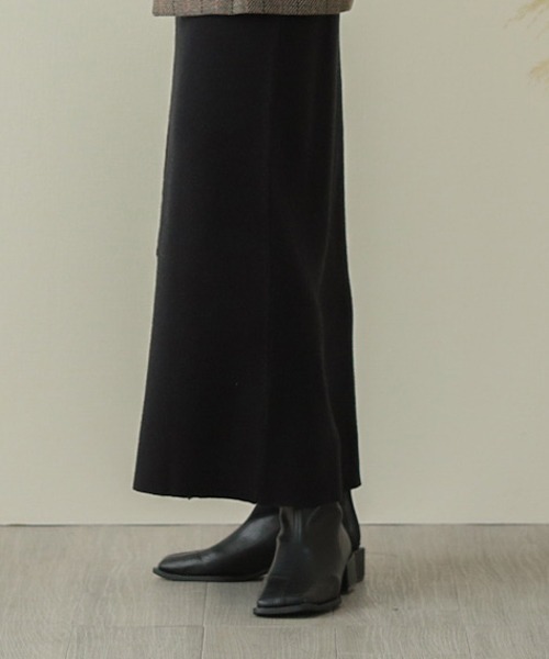 La-gemme（ラジェム）の「スリットタイトニットスカート（スカート・レディース・グレー/ブラック/ブラウン・M/L）」の19枚目の写真