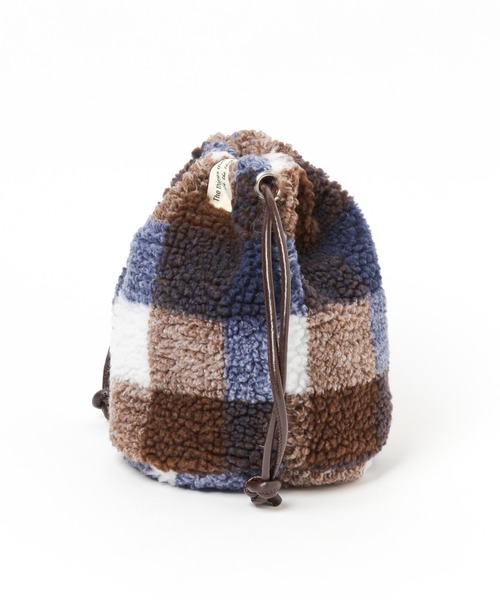 Heather(ヘザー)の「ボア巾着BAG 254982(ハンドバッグ・レディース・ブラウン系/ベージュ系・ONE SIZE)」の5枚目の写真