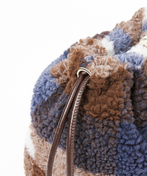Heather(ヘザー)の「ボア巾着BAG 254982(ハンドバッグ・レディース・ブラウン系/ベージュ系・ONE SIZE)」の13枚目の写真