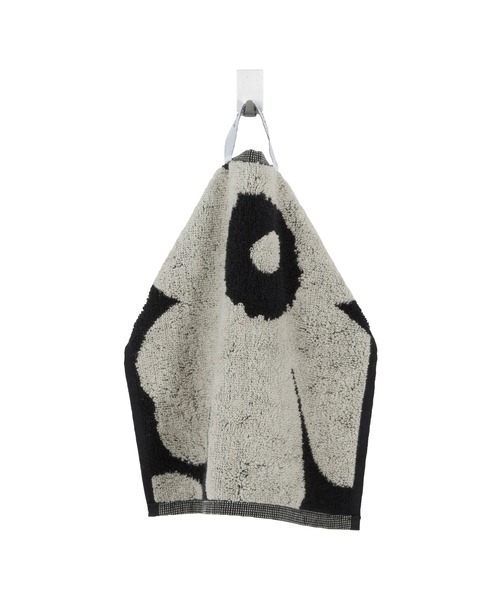 marimekko（マリメッコ）の「Unikko / Mini Towel 30x30cm（ハンカチ/ハンドタオル・レディース・ブラック/レッド・FREE）」の3枚目の写真
