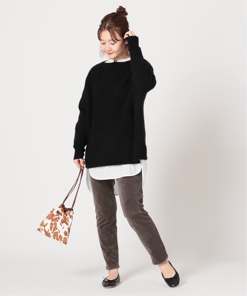 SLOBE IENA(スローブイエナ)の「イージースキニーパンツ【手洗い可能】◆(その他パンツ・レディース・グレー/ブラック・38/36)」の11枚目の写真