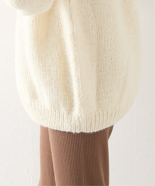 JOURNAL STANDARD relume（ジャーナルスタンダード　レリューム）の「求心ケーブルプルオーバー（ニット/セーター・レディース・アイボリー/オレンジ・FREE）」の12枚目の写真