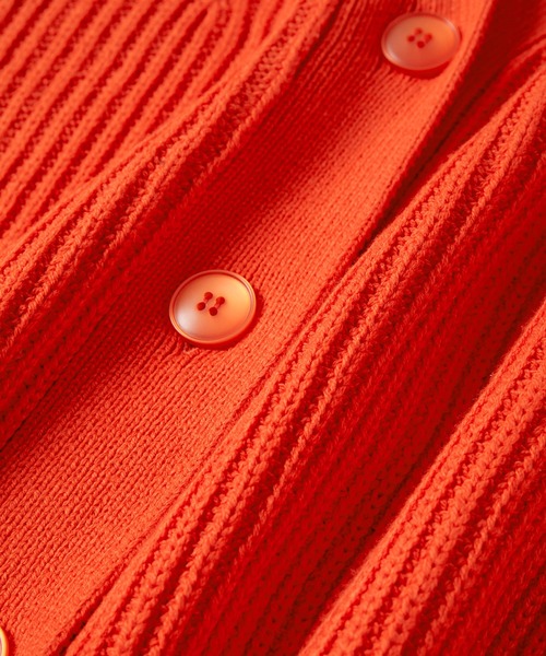 ADAM ET ROPE'（アダムエロペ）の「畦ボクシーニットカーディガン（カーディガン/ボレロ・レディース・ホワイト/ライトグリーン/レッド系その他/ピンク系その他2・FREE）」の16枚目の写真