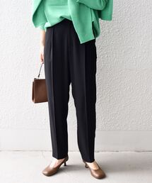 SHIPS | 〈手洗い可能〉バックサテンタックパンツ◆(その他パンツ)