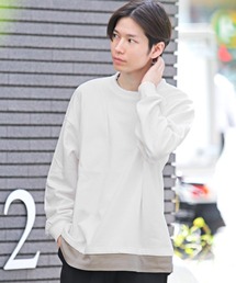 フェイクレイヤードトレーナー