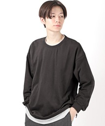 フェイクレイヤードトレーナー