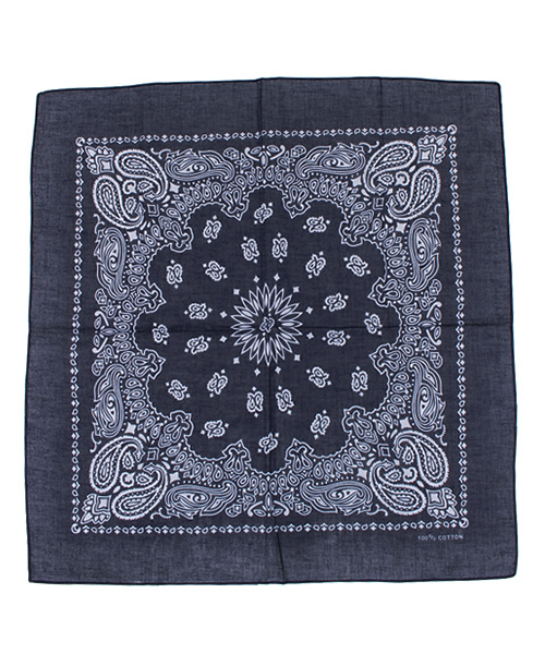 WEGO(ウィゴー)の「WEGO/バンダナ(バンダナ/スカーフ・メンズ・ホワイト/ブラック/ネイビー/レッド/ブルー/イエロー/サックスブルー/ライトパープル/ブラック系その他/その他1/その他2/ライトピンク/パープル系その他・FREE)」の5枚目の写真