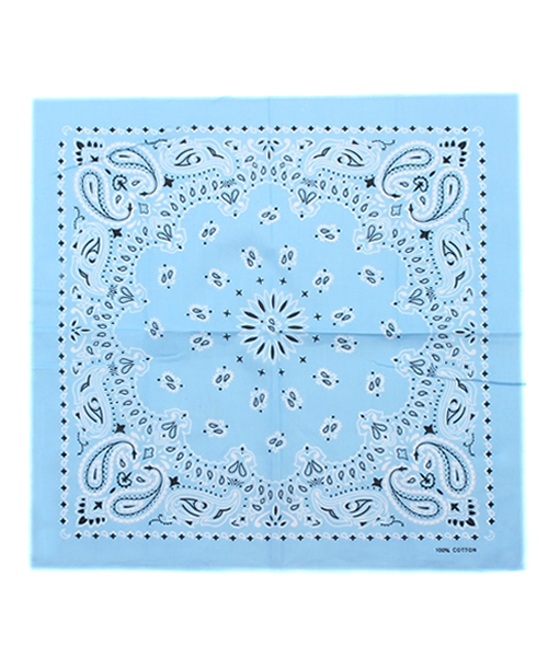 WEGO(ウィゴー)の「WEGO/バンダナ(バンダナ/スカーフ・メンズ・ホワイト/ブラック/ネイビー/レッド/ブルー/イエロー/サックスブルー/ライトパープル/ブラック系その他/その他1/その他2/ライトピンク/パープル系その他・FREE)」の6枚目の写真