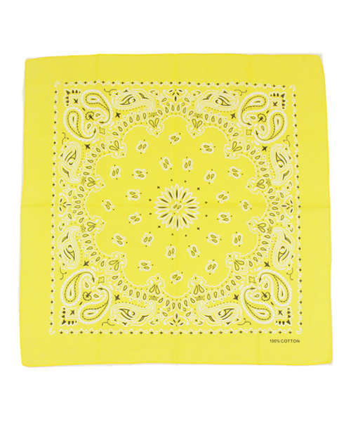 WEGO(ウィゴー)の「WEGO/バンダナ(バンダナ/スカーフ・メンズ・ホワイト/ブラック/ネイビー/レッド/ブルー/イエロー/サックスブルー/ライトパープル/ブラック系その他/その他1/その他2/ライトピンク/パープル系その他・FREE)」の16枚目の写真