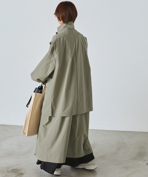 forksy.】ベスト付マルチウェイステンカラーコート forksy