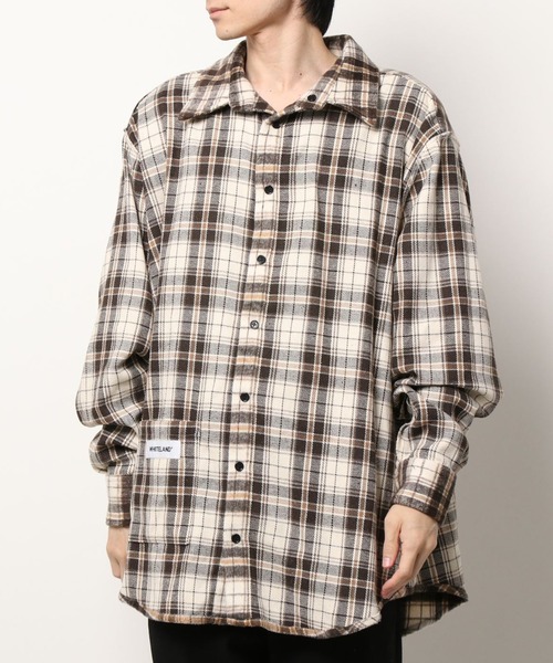 値下げ【新品】WHITELAND/ホワイトランド/リバーシブルチェックシャツ WHITELAND（ホワイトランド）の「WHITELAND/ホワイトランド
