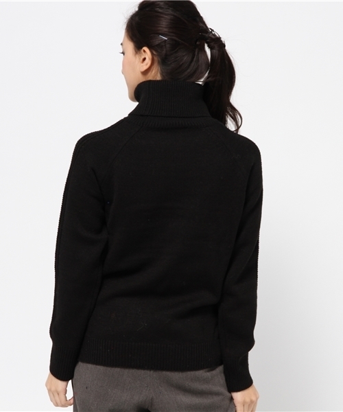 CIAOPANIC TYPY（チャオパニックティピー）の「編地キリカエタートルニットプルオーバー（ニット/セーター・レディース・ホワイト/グレー/ブラック・FREE）」の10枚目の写真