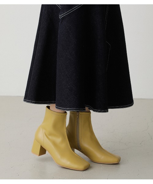 CENTER SEAM SQUARE BOOTS/センターシームスクエアブーツ（ブーツ）｜AZUL BY MOUSSY（アズールバイマウジー）