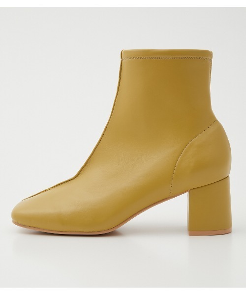 AZUL by moussy（アズールバイマウジー）の「CENTER SEAM SQUARE BOOTS/センターシームスクエアブーツ（ブーツ・レディース・アイボリー/イエロー/ブラック・LARGE/MEDIUM/SMALL）」の19枚目の写真