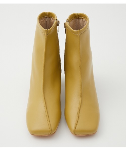 AZUL by moussy（アズールバイマウジー）の「CENTER SEAM SQUARE BOOTS/センターシームスクエアブーツ（ブーツ・レディース・アイボリー/イエロー/ブラック・LARGE/MEDIUM/SMALL）」の20枚目の写真