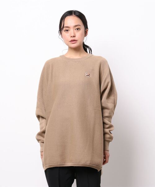 ADIRA（アディラ）の「ラクーンミラノリブドルマンニット（ニット/セーター・レディース・ベージュ・MEDIUM）」の3枚目の写真