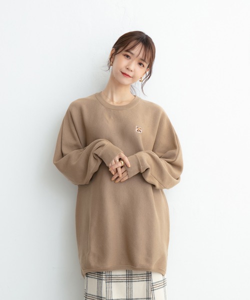 ADIRA（アディラ）の「ラクーンミラノリブドルマンニット（ニット/セーター・レディース・ベージュ・MEDIUM）」の8枚目の写真