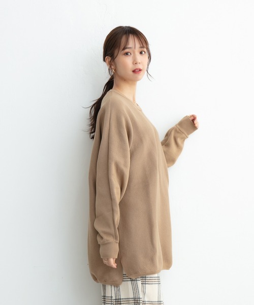 ADIRA（アディラ）の「ラクーンミラノリブドルマンニット（ニット/セーター・レディース・ベージュ・MEDIUM）」の11枚目の写真