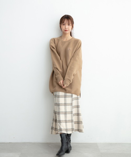 ADIRA（アディラ）の「ラクーンミラノリブドルマンニット（ニット/セーター・レディース・ベージュ・MEDIUM）」の12枚目の写真