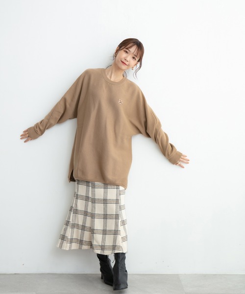 ADIRA（アディラ）の「ラクーンミラノリブドルマンニット（ニット/セーター・レディース・ベージュ・MEDIUM）」の15枚目の写真