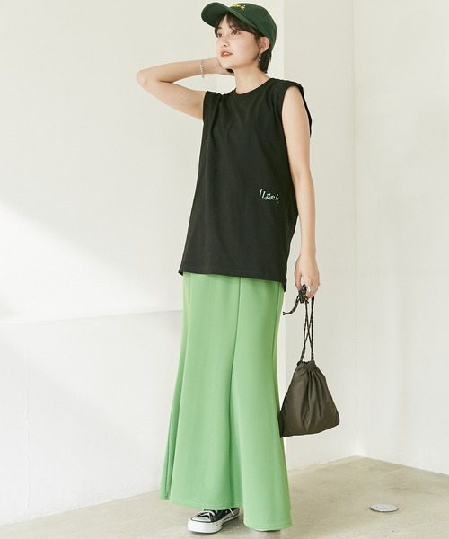 LAVEANGE(ラビアンジェ)の「マーメイドロングスカート(スカート・レディース・ライトブルー/ブラック/パープル/イエロー/ライトグリーン・LL/3L/S/M/L)」の22枚目の写真