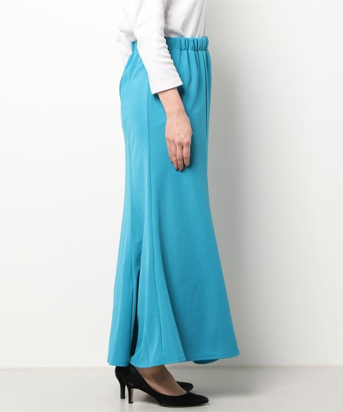 LAVEANGE(ラビアンジェ)の「マーメイドロングスカート(スカート・レディース・ライトブルー/ブラック/パープル/イエロー/ライトグリーン・LL/3L/S/M/L)」の11枚目の写真