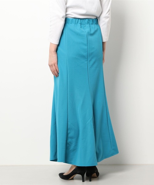 LAVEANGE(ラビアンジェ)の「マーメイドロングスカート(スカート・レディース・ライトブルー/ブラック/パープル/イエロー/ライトグリーン・LL/3L/S/M/L)」の12枚目の写真