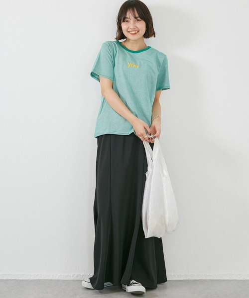 LAVEANGE(ラビアンジェ)の「マーメイドロングスカート(スカート・レディース・ライトブルー/ブラック/パープル/イエロー/ライトグリーン・LL/3L/S/M/L)」の21枚目の写真