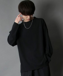 SITRY | Cut georgette wide mock neck pullover/カット ジョーゼット ワイドモックネック プルオーバー(Tシャツ/カットソー)