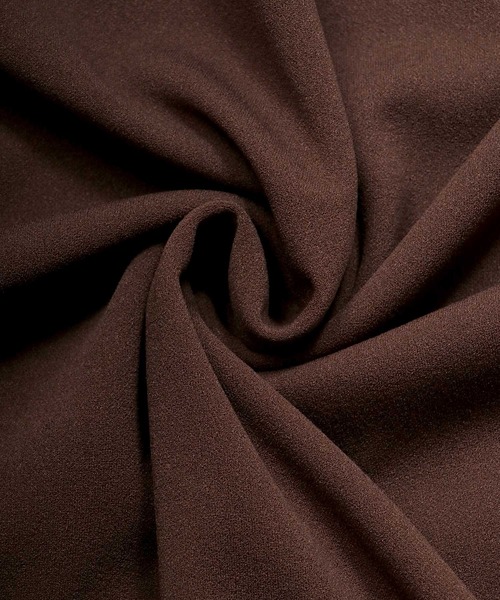 SITRY(シトリー)の「Cut georgette wide mock neck pullover/カット ジョーゼット ワイドモックネック プルオーバー(Tシャツ/カットソー・メンズ・チャコールグレー/ブラック/ダークブラウン/ネイビー/ブラウン/グレー/オリーブ/カーキ/サンドベージュ/ホワイト・M/L)」の17枚目の写真