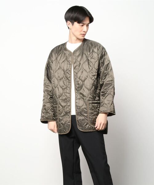 ８(eight)（エイト）の「３ＷＡＹ中綿ライナー付きモッズコート（モッズコート・メンズ・ブラック/カーキ・MEDIUM/X-LARGE/LARGE）」の3枚目の写真